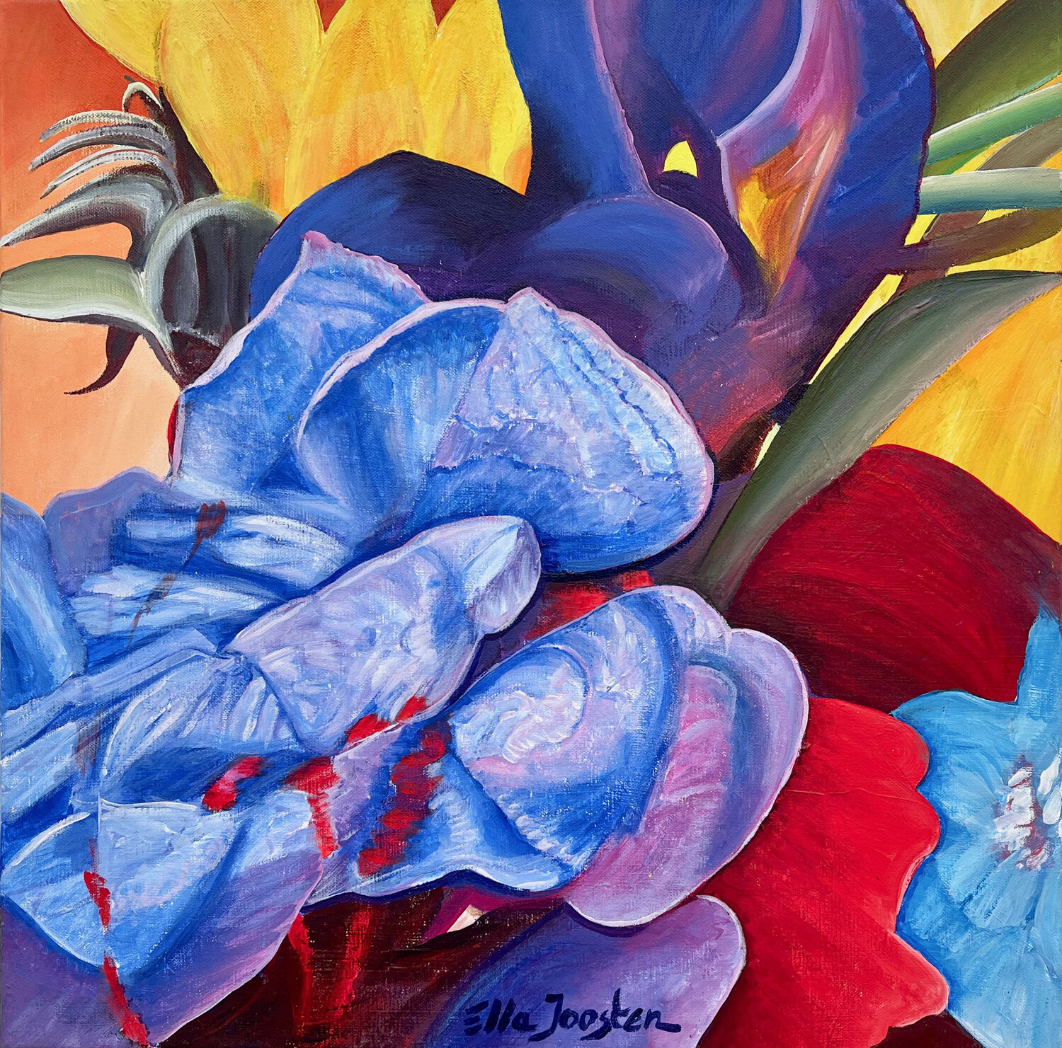 Bloom Five Ella Joosten Original painting for sale
