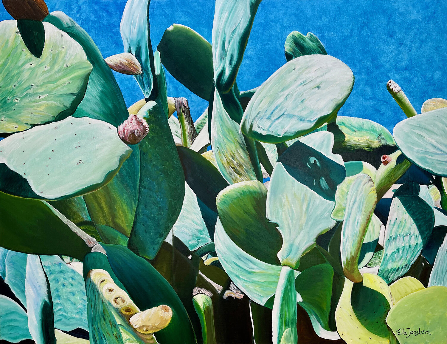 Kaktos Two Ella Joosten Original painting for sale