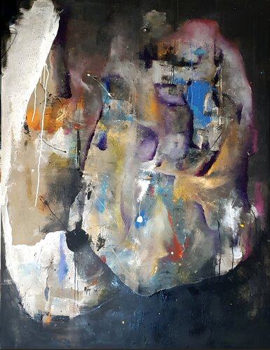 Zwischen Puls und Verlust IV: Der Trommler by Christian Büffel, Painting for Sale on Select