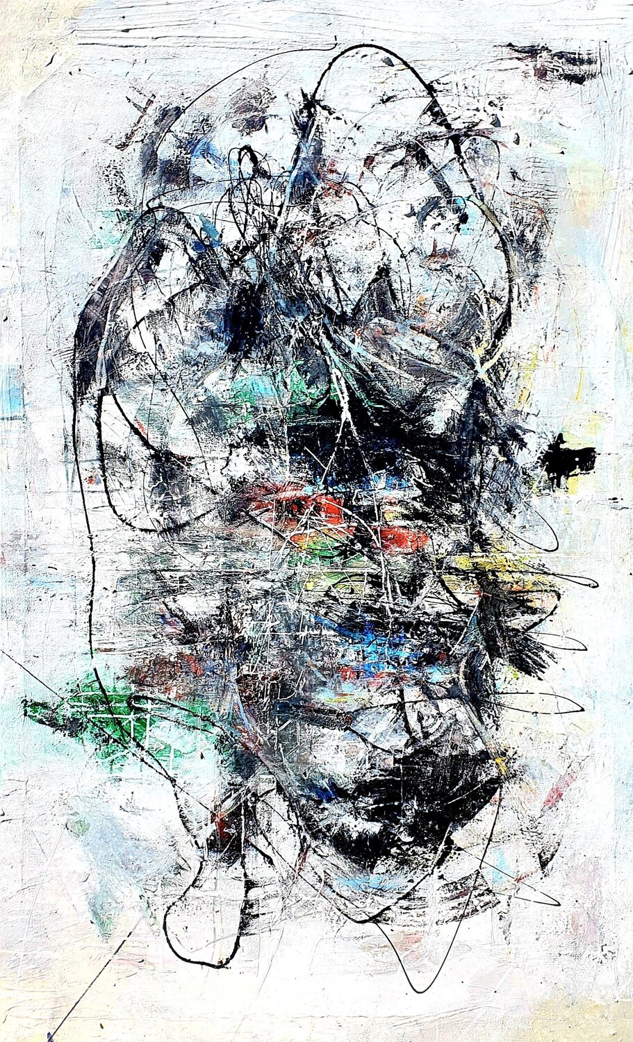 Kippmomente II: Zerstreute Harmonie. - Die Harmonie und die Zeit Christian Büffel Original painting for sale
