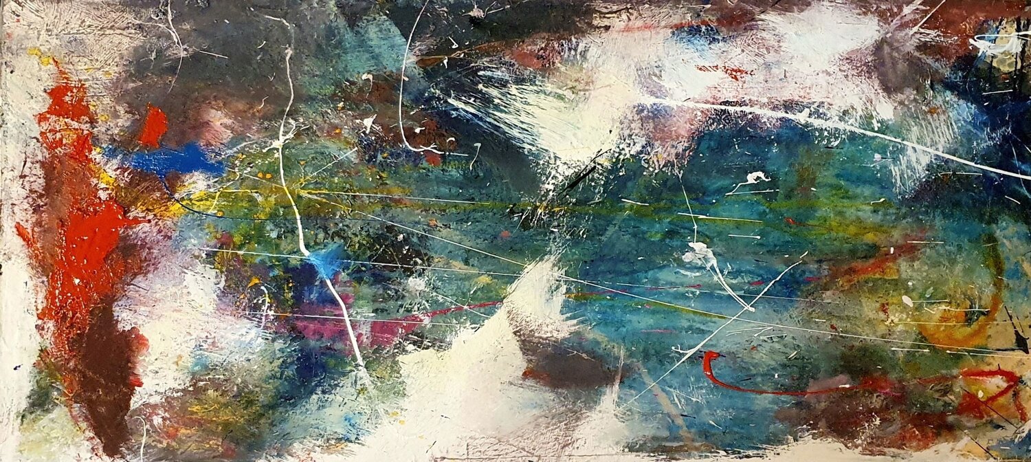 Körper im Werden I: Freilegung Christian Büffel Original painting for sale