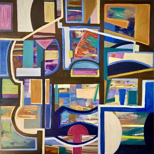 La Estanteria by Marcos Terol, Painting for Sale on Select