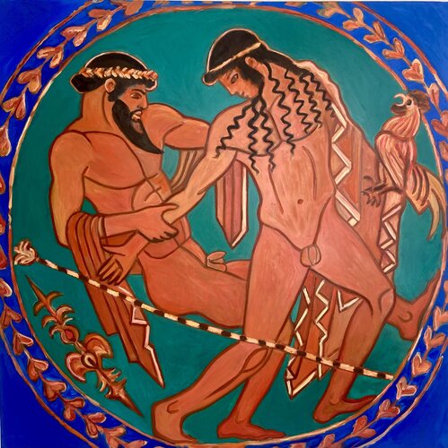 El Rapto de Ganímedes by Marcos Terol, Painting for Sale on Select