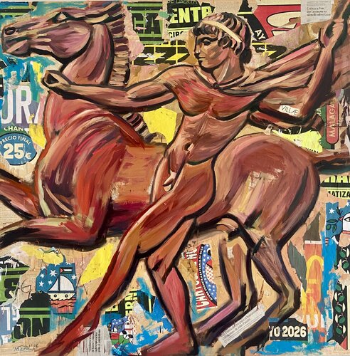 Caballo Brioso by Marcos Terol, Painting for Sale on Select