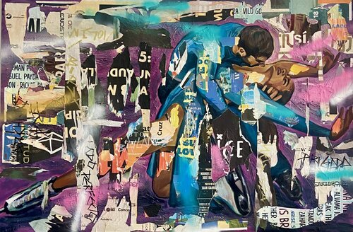Dulce Abrazo by Marcos Terol, Painting for Sale on Select