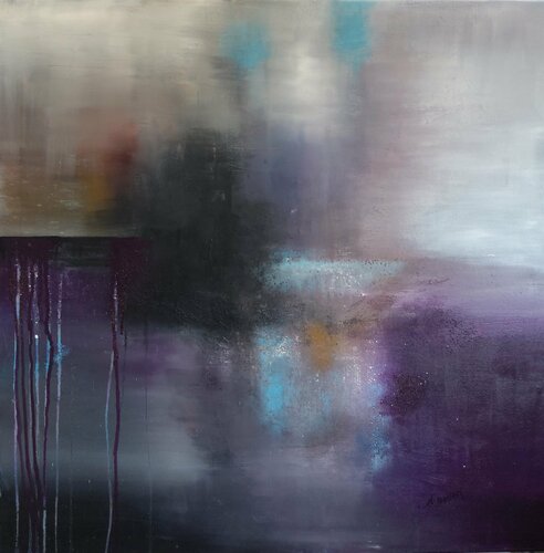 Le vent pourpre by Nat Stresser, Painting for Sale on Select