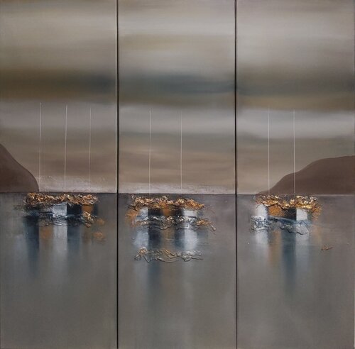 Murmures Aquatiques by Nat Stresser, Painting for Sale on Select