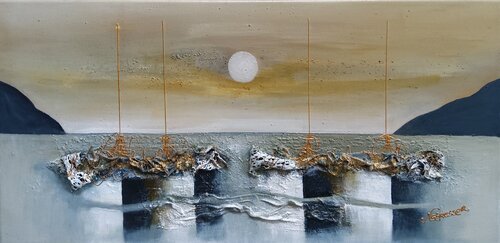 L’emprunte du silence by Nat Stresser, Painting for Sale on Select