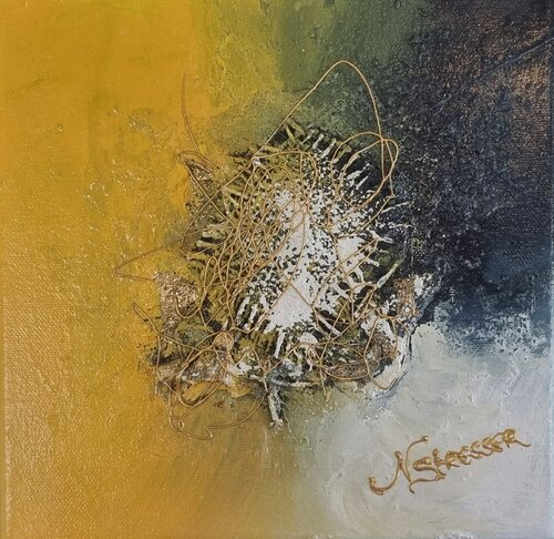 Cœur de lumière by Nat Stresser, Painting for Sale on Select