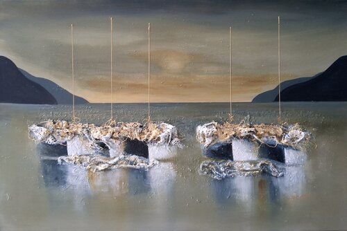 L’Ancre des songes by Nat Stresser, Painting for Sale on Select