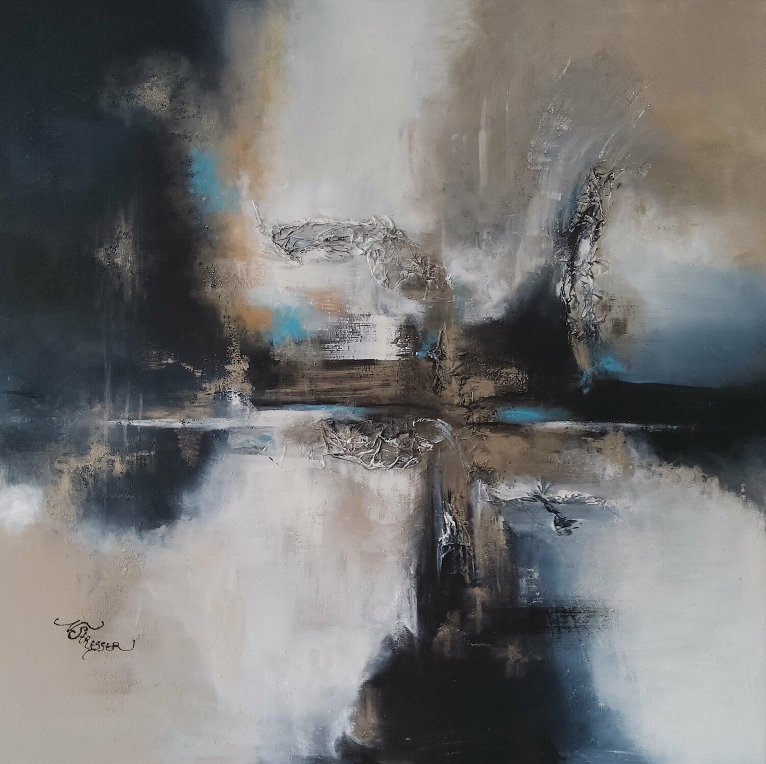 Out of the Dark Nat Stresser Original painting for sale