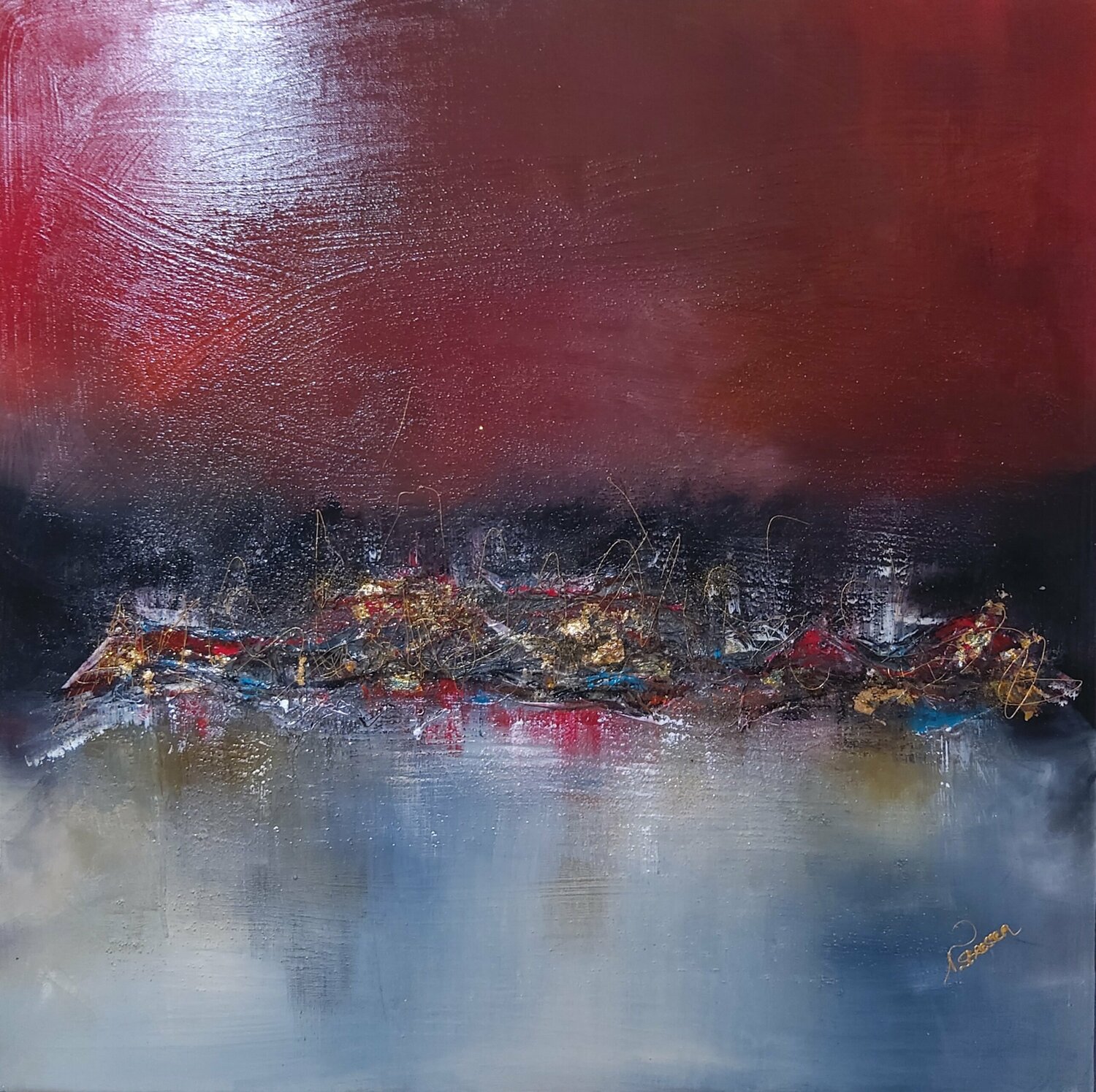 Magma Nat Stresser Original painting for sale