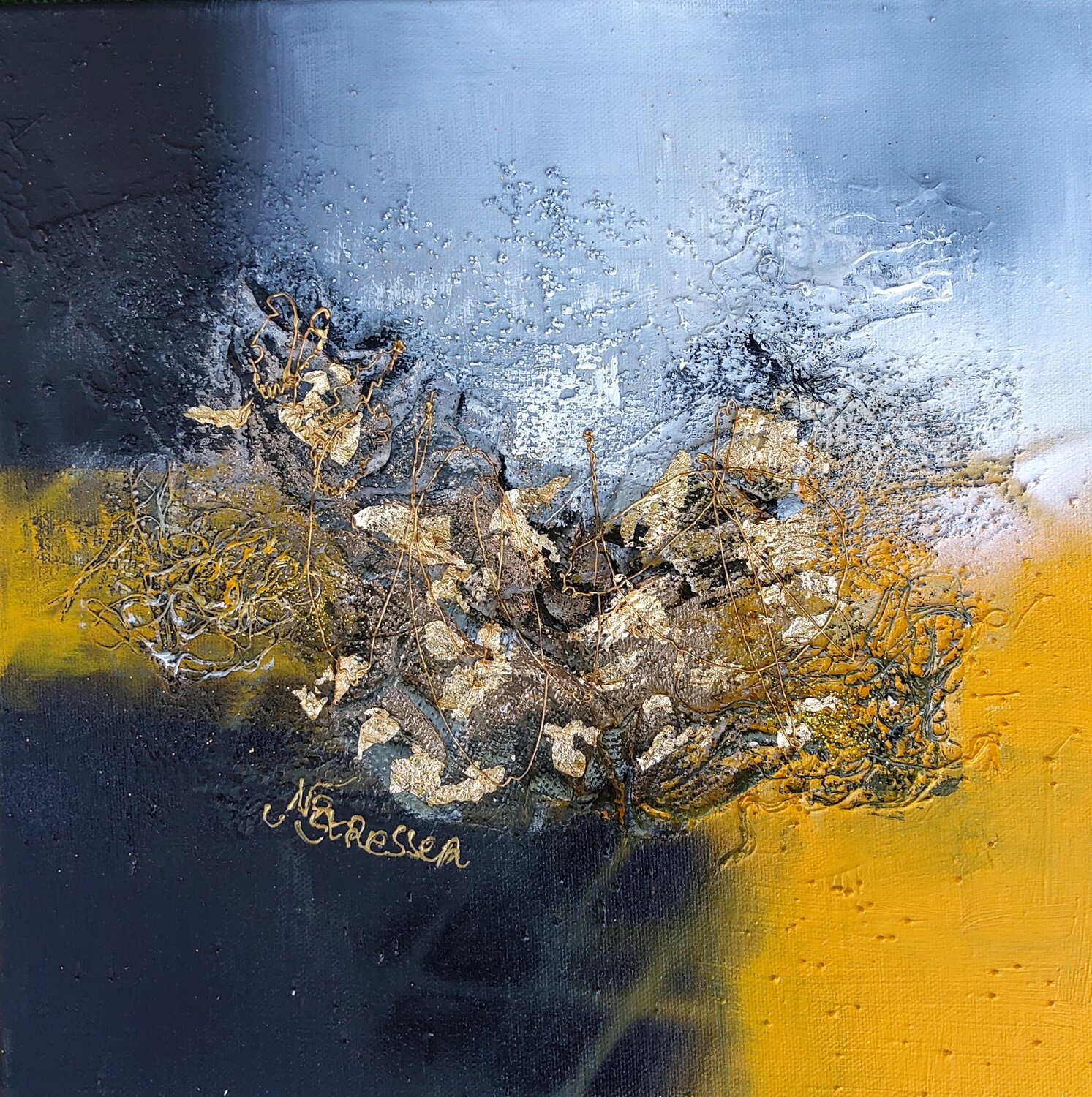 Ocre 2 Nat Stresser Original painting for sale