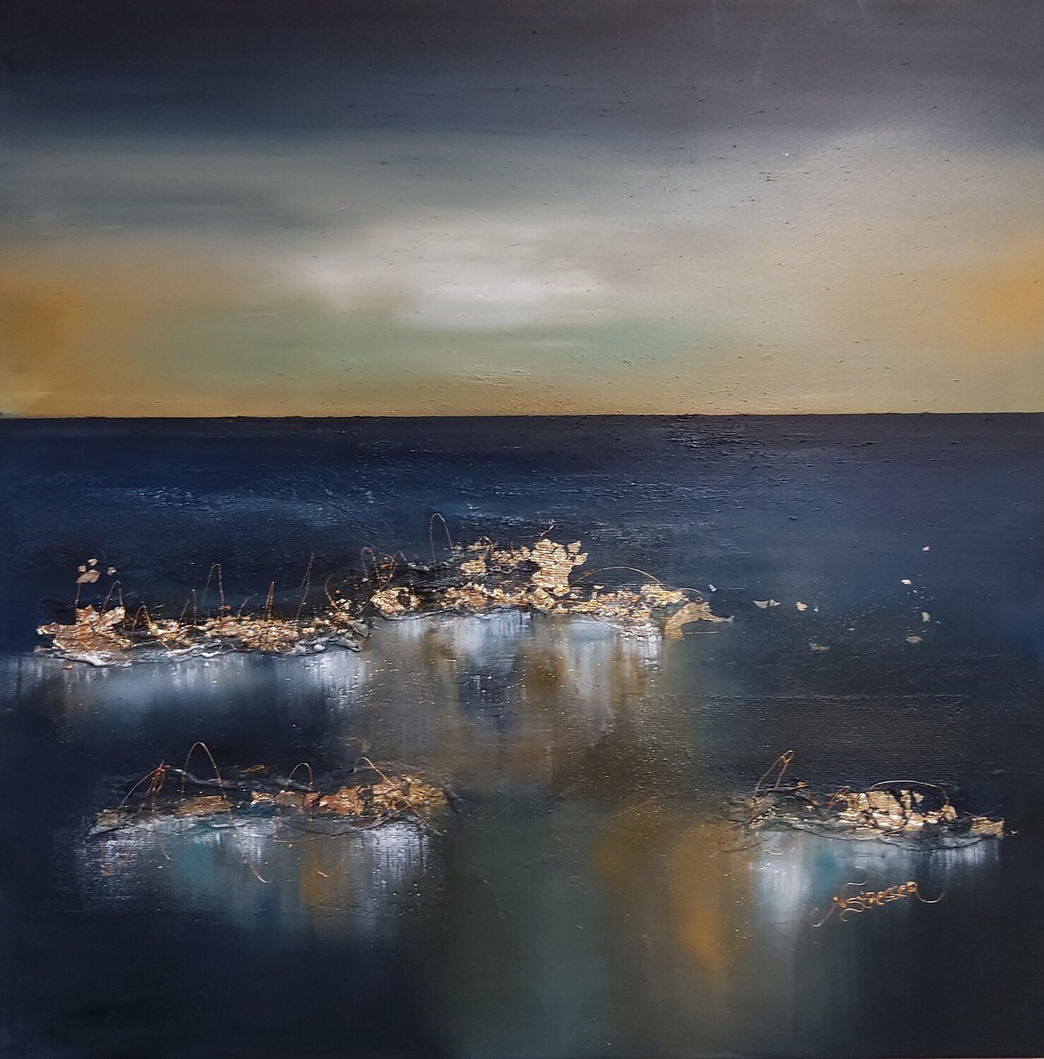 Douceur d’un autre soir Nat Stresser Original painting for sale