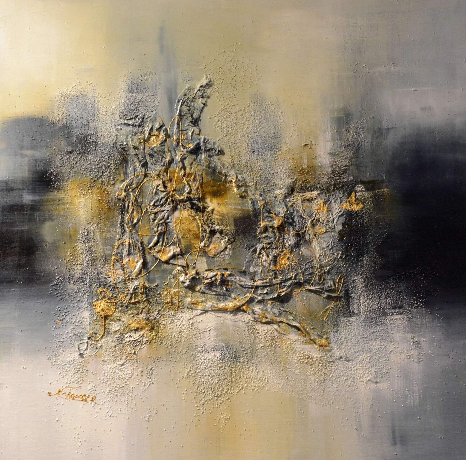 The sound of silence Nat Stresser Original painting for sale
