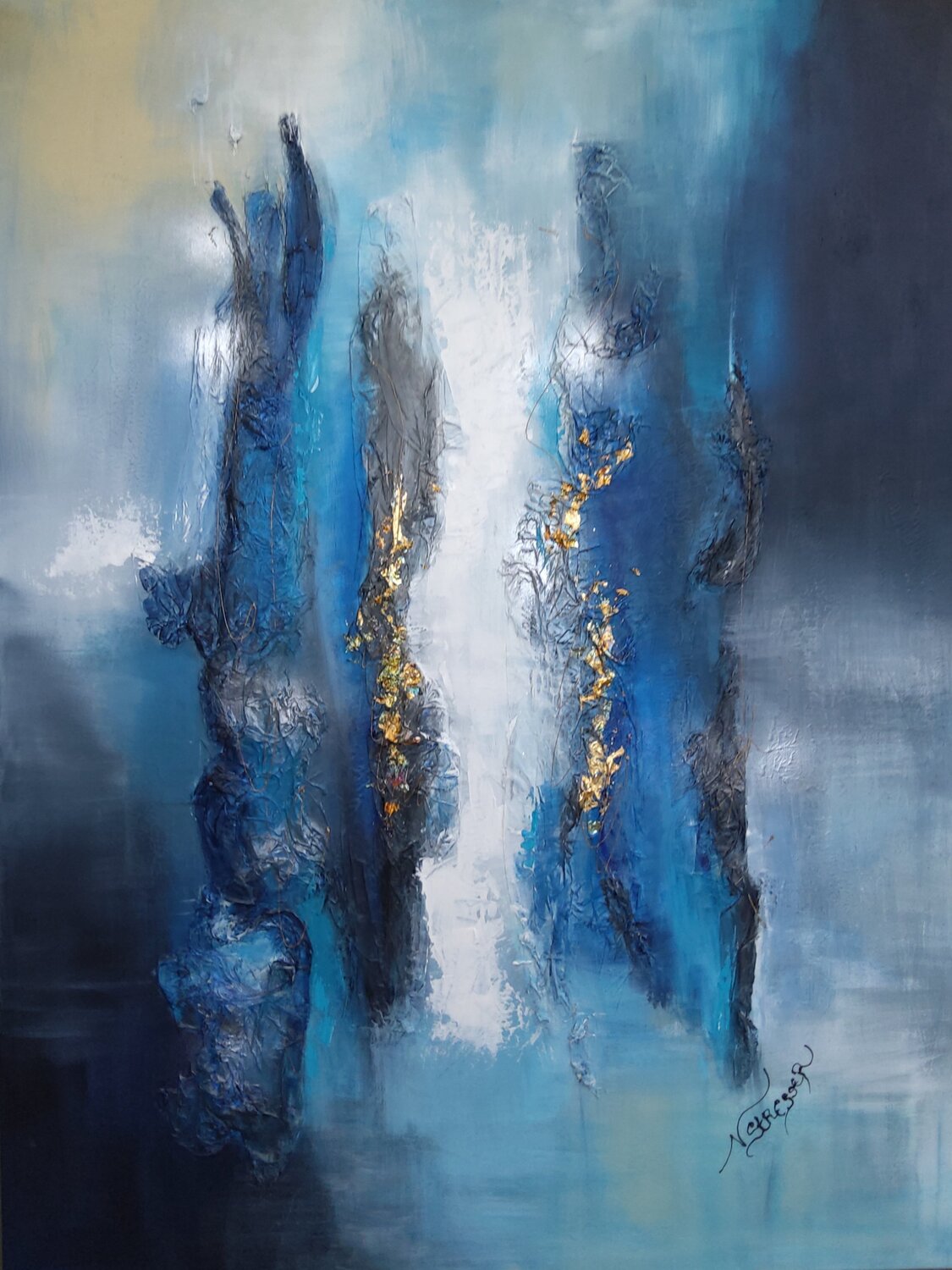 Au delà Nat Stresser Original painting for sale
