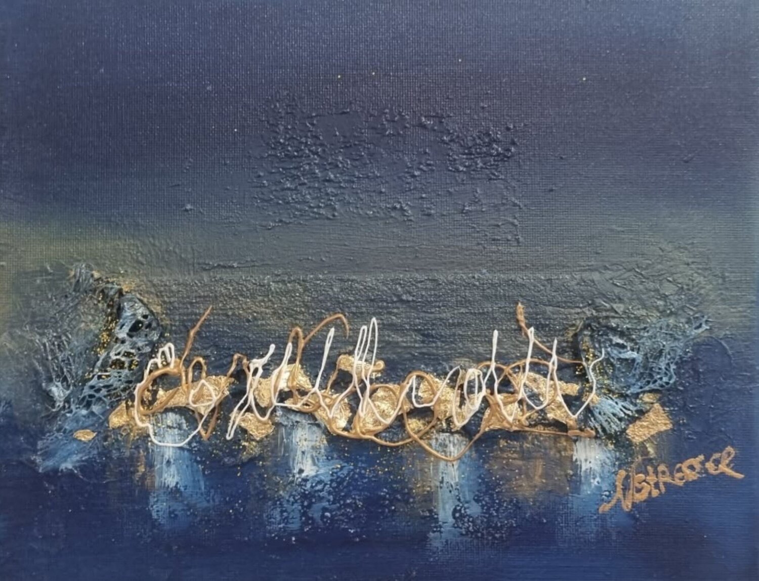 Les trésors de Poseidon Nat Stresser Original painting for sale