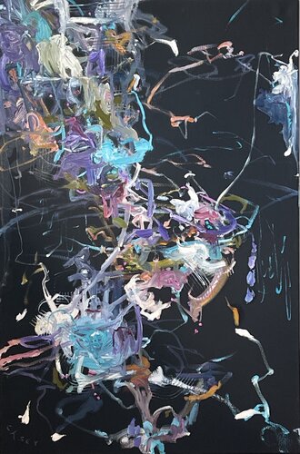 "Ascending" by Peggy Casey-Mason, Painting for Sale on Select