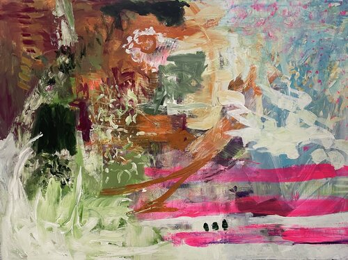 "Globe Trotting" by Peggy Casey-Mason, Painting for Sale on Select