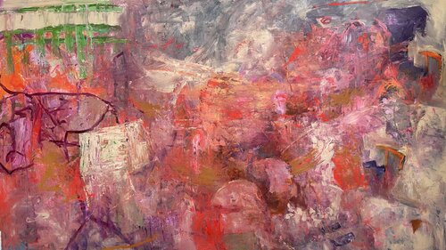 "Land of Contrasts and Curiosities"  oil by Peggy Casey-Mason, Painting for Sale on Select