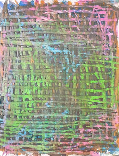Oil & Acrylic on paper #5 von Peggy Casey-Mason, Malerei kaufen auf Select
