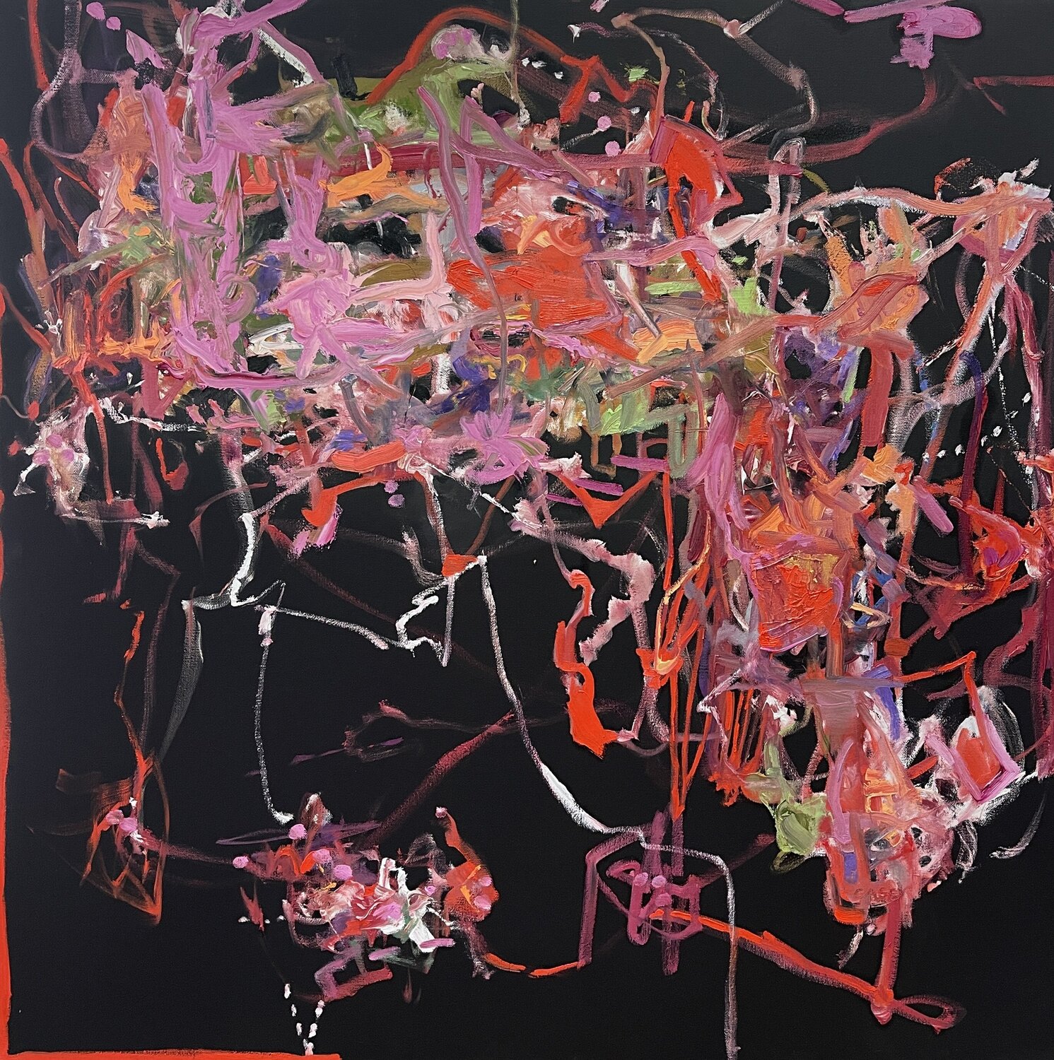 “Interwoven” oil Peggy Casey-Mason Original painting for sale