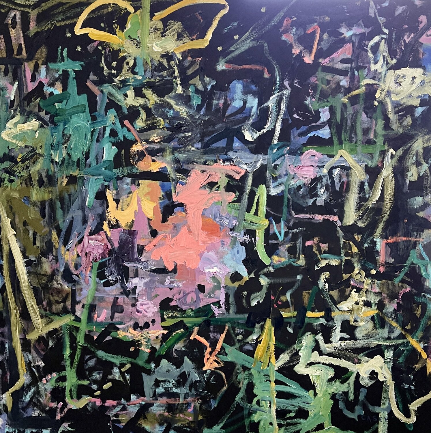 Garden Party Peggy Casey-Mason Original painting for sale