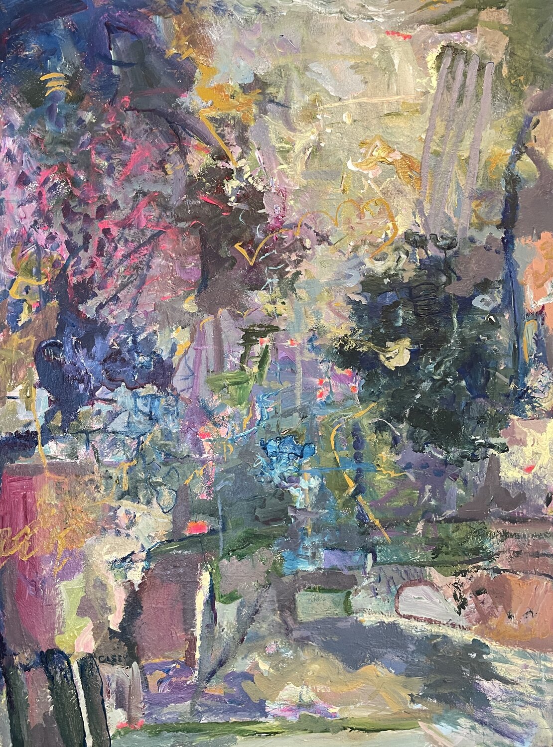 "Excursion Diversion" Peggy Casey-Mason Original painting for sale