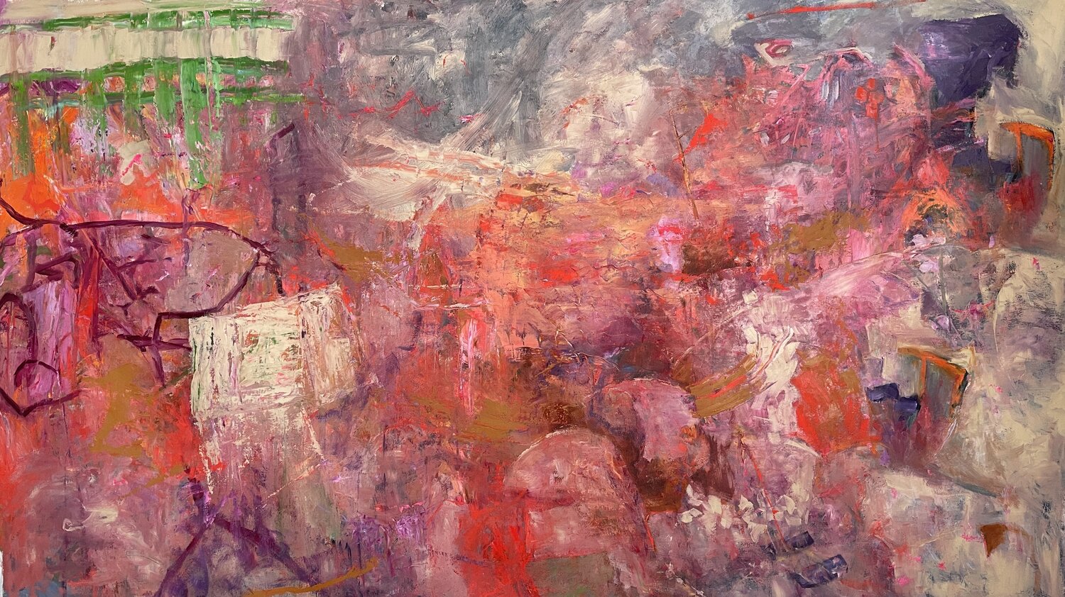 "Land of Contrasts and Curiosities"  oil Peggy Casey-Mason Original painting for sale