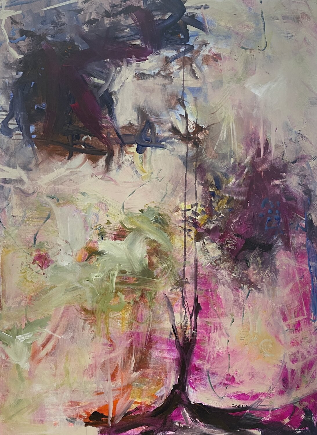 "Reach" acrylic Peggy Casey-Mason Original painting for sale
