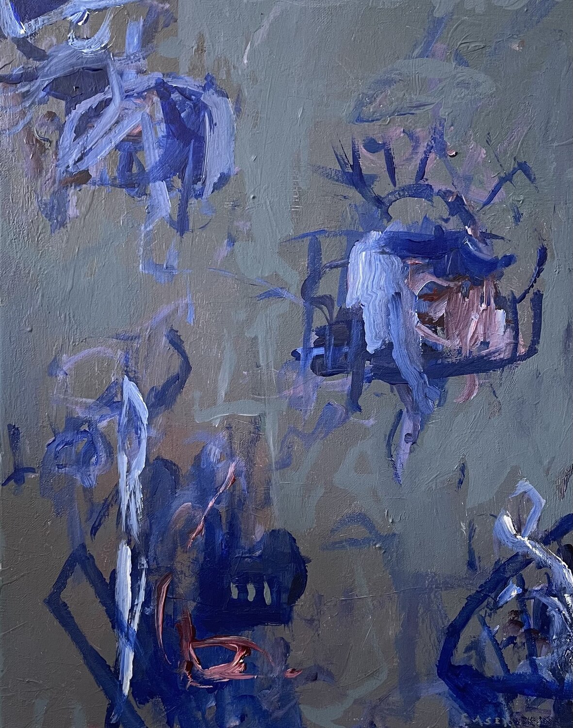 “Quiet Unravel” Peggy Casey-Mason Original painting for sale