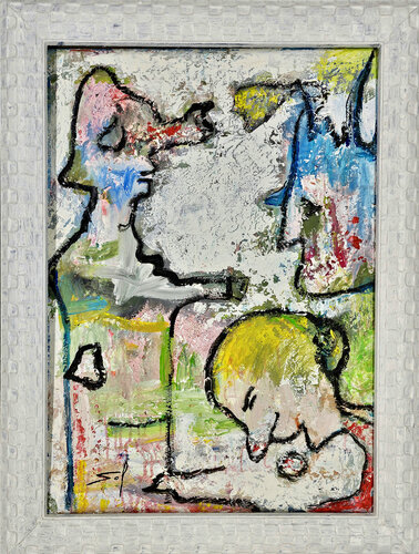 ça doit être une sorcière... - 62x82 - 2023 by Sof - Sophie Voigt-Chadeyron, Painting for Sale on Select