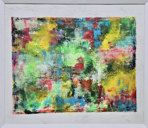 Explosion de couleurs - 130x140x3 - 2025 by Sof - Sophie Voigt-Chadeyron, Painting for Sale on Select