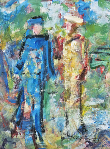 Qu'est-ce que tu as ? - 60x80 - 2021 by Sof - Sophie Voigt-Chadeyron, Painting for Sale on Select
