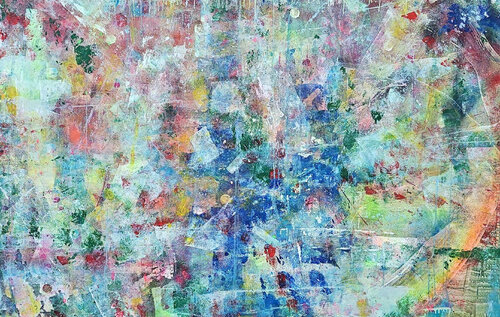 Éclosion cosmique by Sof - Sophie Voigt-Chadeyron, Painting for Sale on Select
