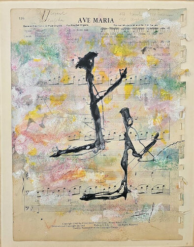 Ave Maria by Sof - Sophie Voigt-Chadeyron, Painting for Sale on Select