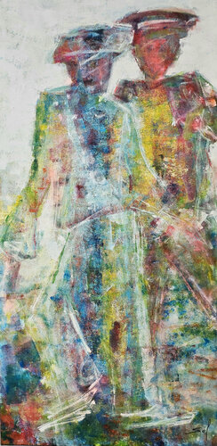 Tu veux danser la Samba? by Sof - Sophie Voigt-Chadeyron, Painting for Sale on Select