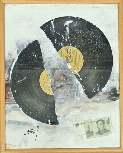 Die Himmel rühmen des ewigen Ehre, pas vrai pour Mao. by Sof - Sophie Voigt-Chadeyron, Painting for Sale on Select