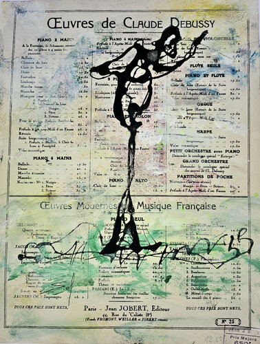 tous ces prix sont nets" - 24x32 - 33x43 - 2026 by Sof - Sophie Voigt-Chadeyron, Painting for Sale on Select