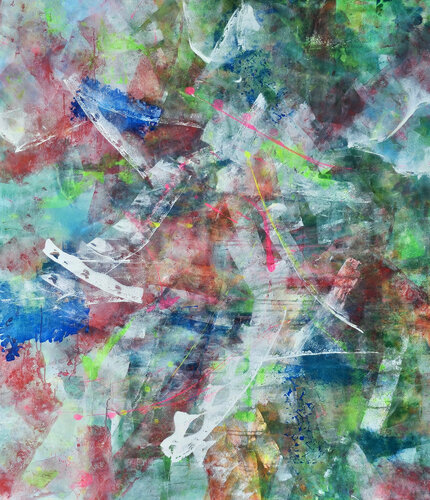 Le vent n'a rien rangé  - 140x160 - 2026 by Sof - Sophie Voigt-Chadeyron, Painting for Sale on Select