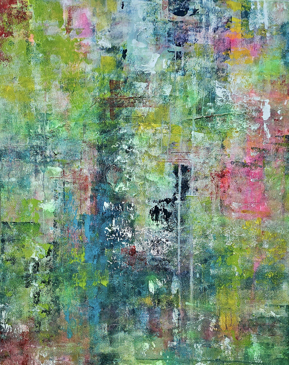 ça souffle coloré aujourd'hui - 200x100 - 2024 Sof - Sophie Voigt-Chadeyron Original painting for sale