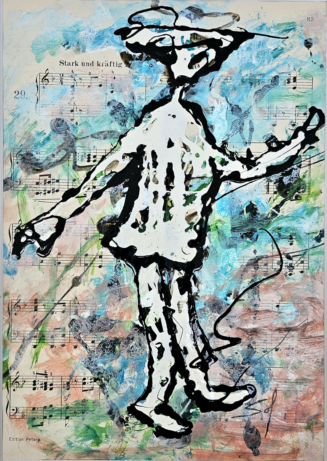 Stark und kräftig - 2025 - o.R 20x30 mR 32x42 Sof - Sophie Voigt-Chadeyron Original painting for sale