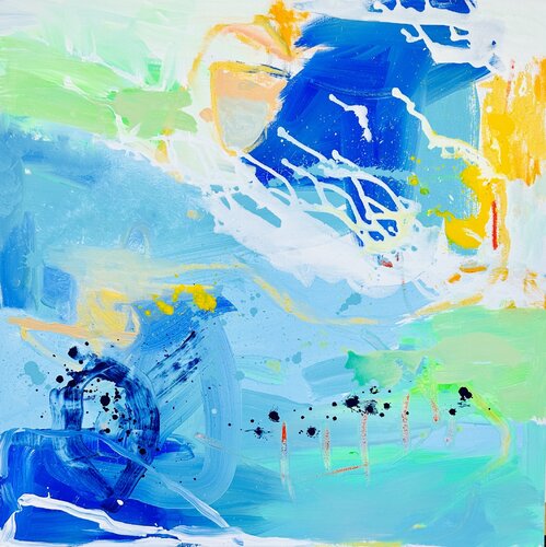 day at the sea by Susanne Hendricks, Painting for Sale on Select