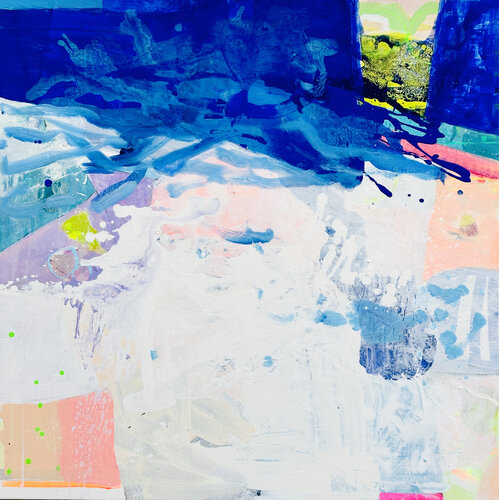 Blue Nr. 1 by Susanne Hendricks, Painting for Sale on Select