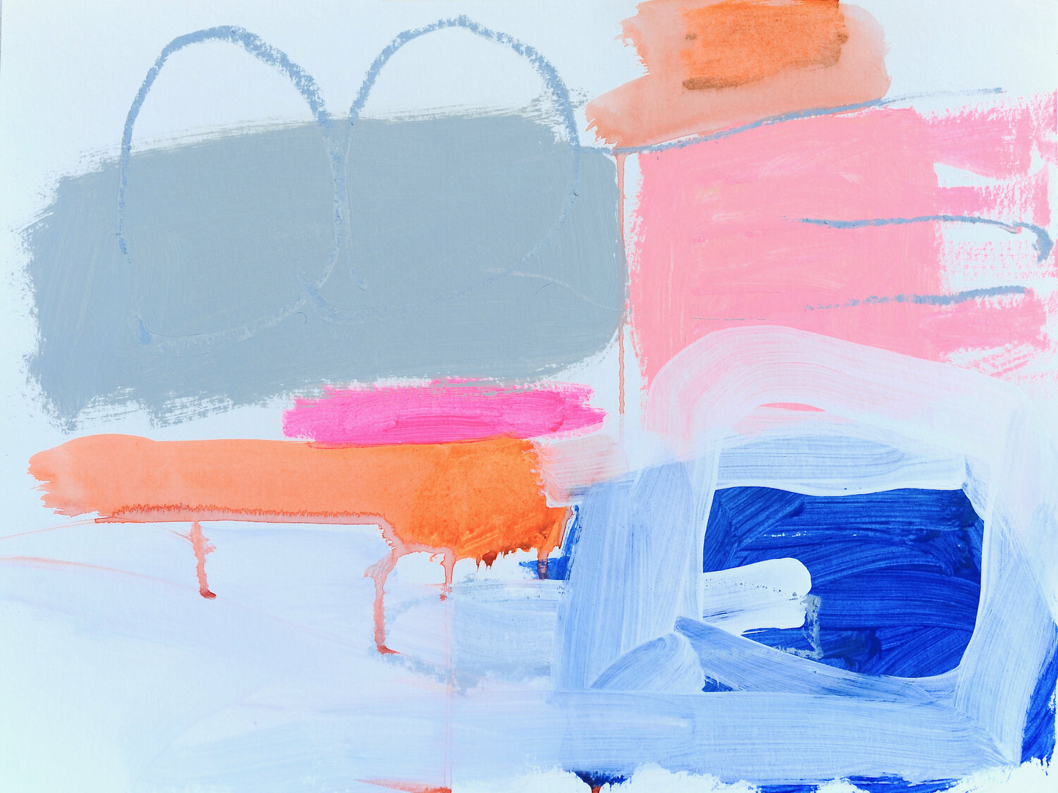 New Beginnings Nr. 9 Susanne Hendricks Original painting for sale
