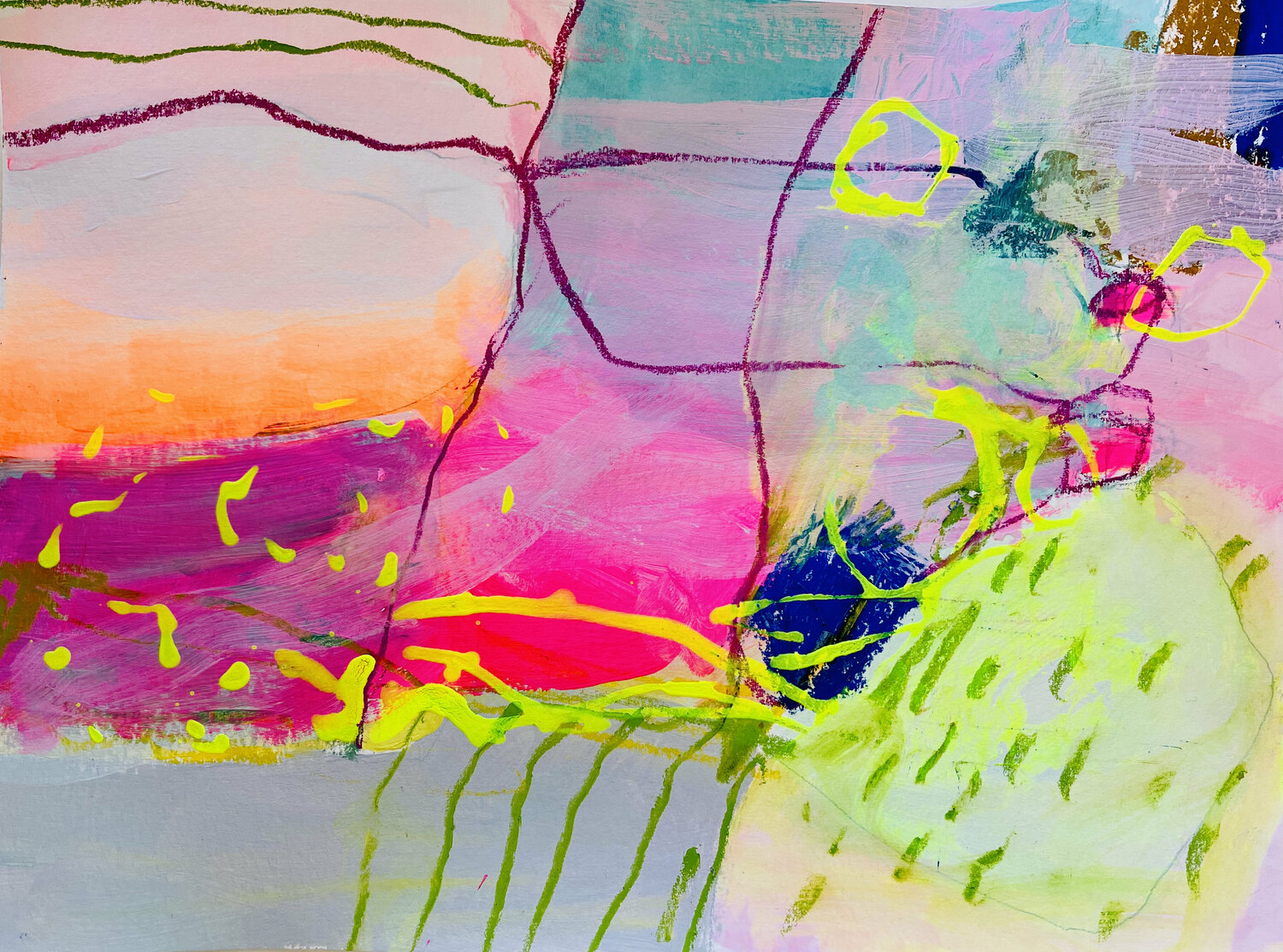 New Beginnings Nr. 22 Susanne Hendricks Original painting for sale