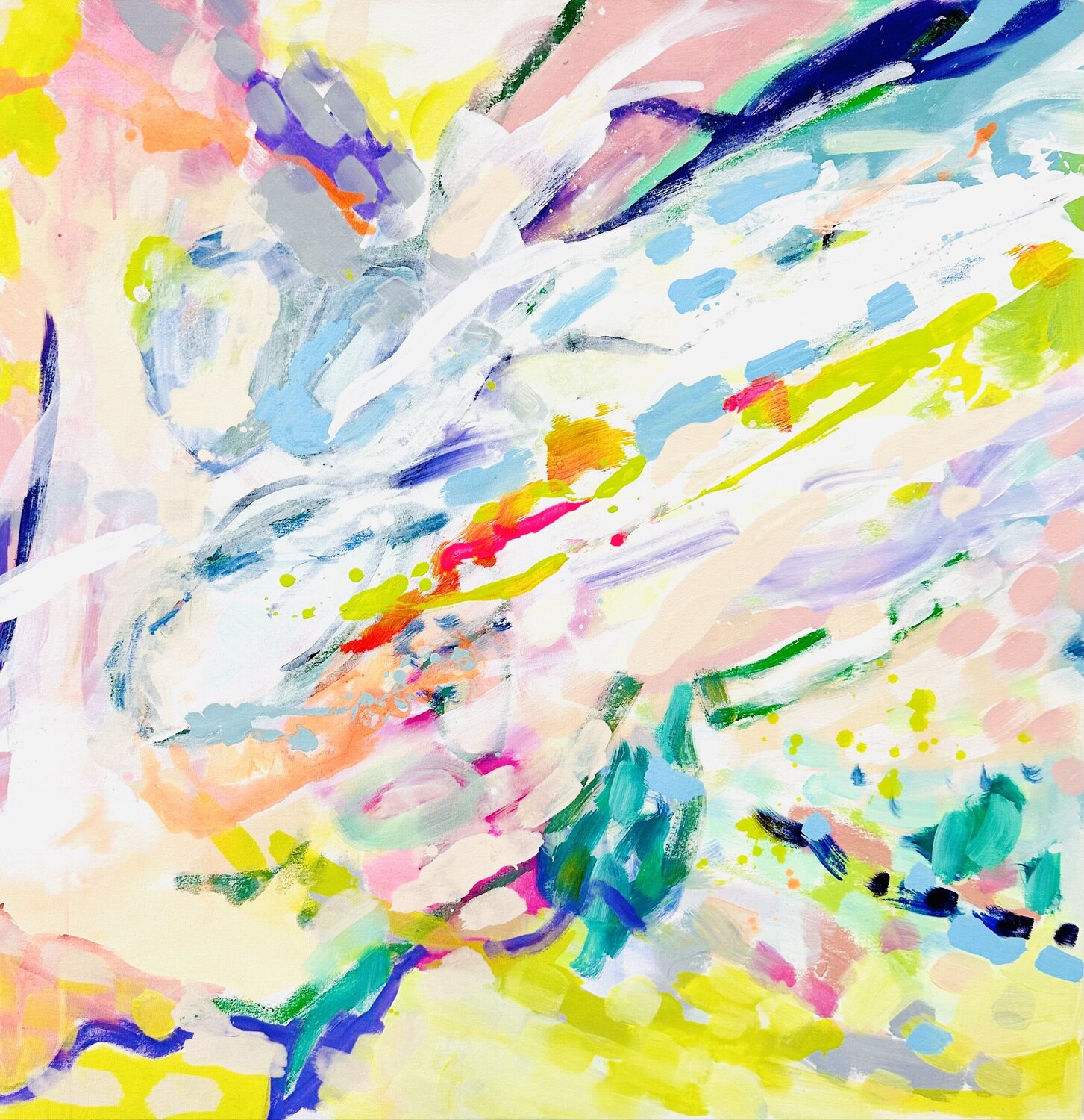 Sommerflirren Susanne Hendricks Original painting for sale