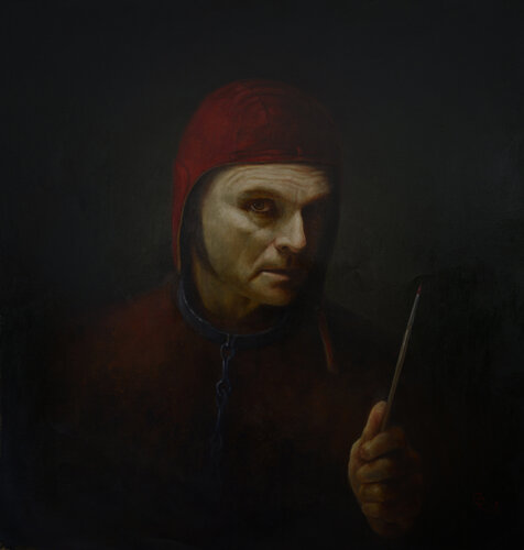 Self Portrait by Oleg Radvan, Painting for Sale on Select