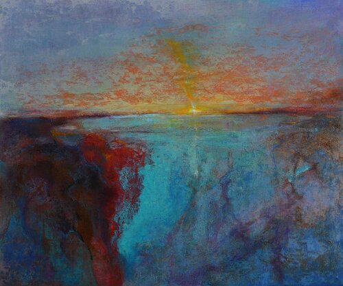 Landscape metamorphosis 6 by Oleg Radvan, Painting for Sale on Select