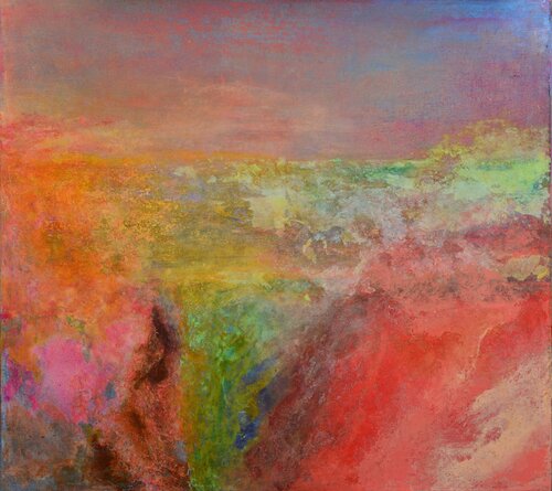 Pinky Lisbon by Oleg Radvan, Painting for Sale on Select